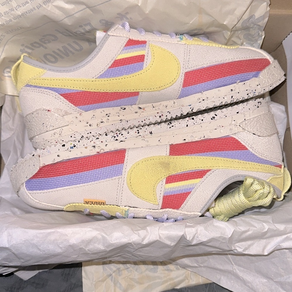 Nike x Union LA brand new sneakers 🩷🧡💛 unisex, men’s size 8/women’s size 9.5
